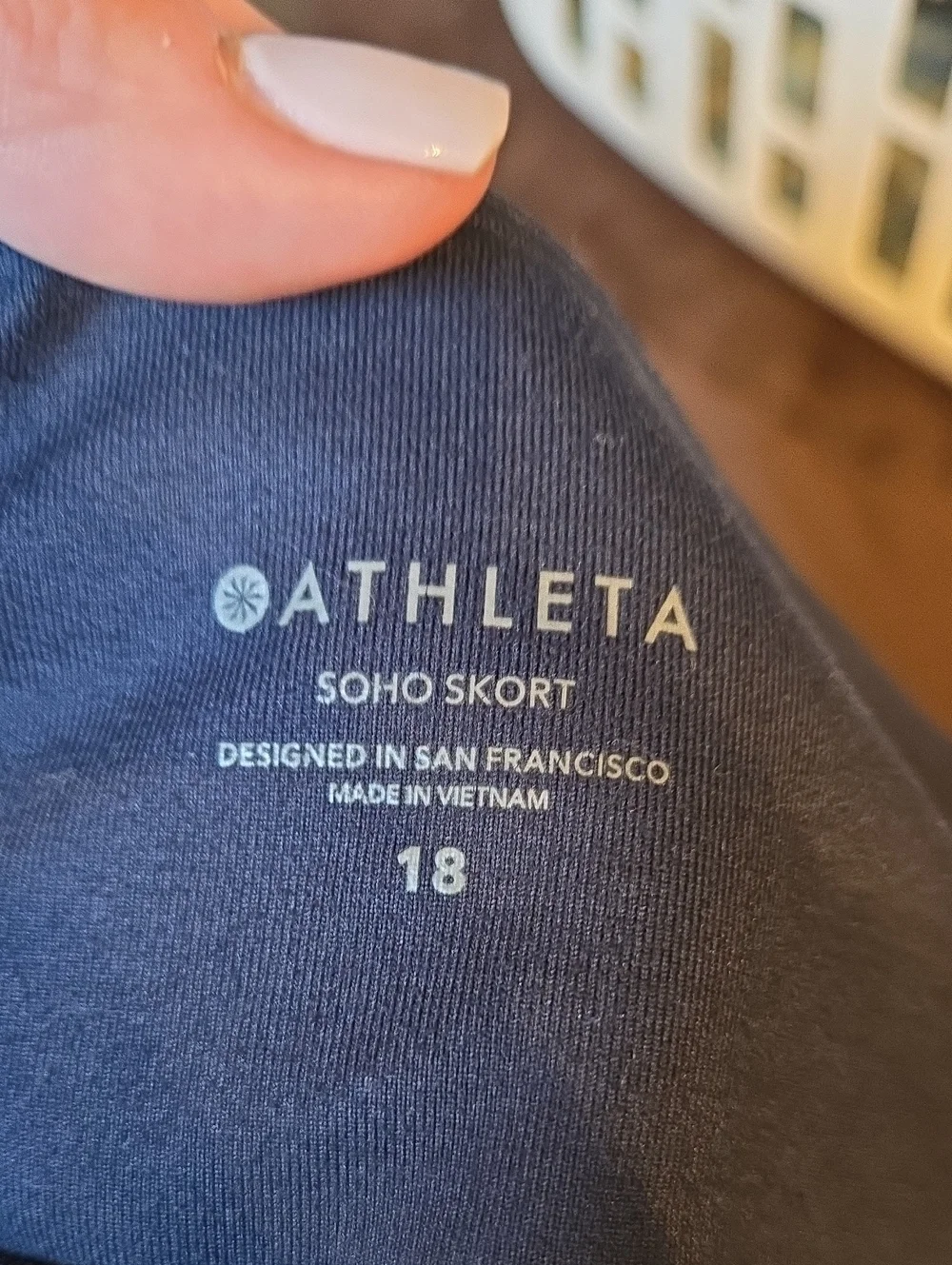 Athleta Navy Blue Soho Skort